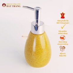 Bình Trơn Dáng xoài 200ml - Dành Cho Khách Sạn (Men Vàng)