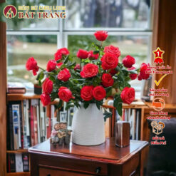 Bình cắm hoa dáng chuông không cổ