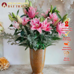 Bình cắm hoa đế thóp