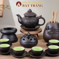 Bộ ấm chén tử sa nhiều kiểu dáng