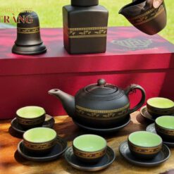 Bộ ấm chén tử sa quà tặng