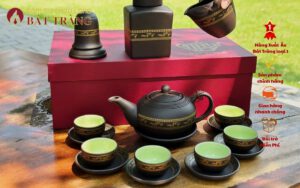Bộ ấm chén tử sa quà tặng