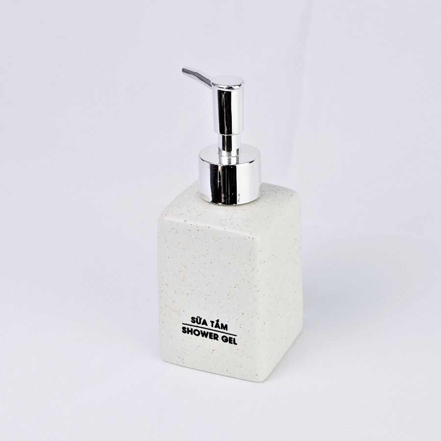 Bình Sữa Tắm Dáng Vuông 240ml – Dành Cho Khách Sạn