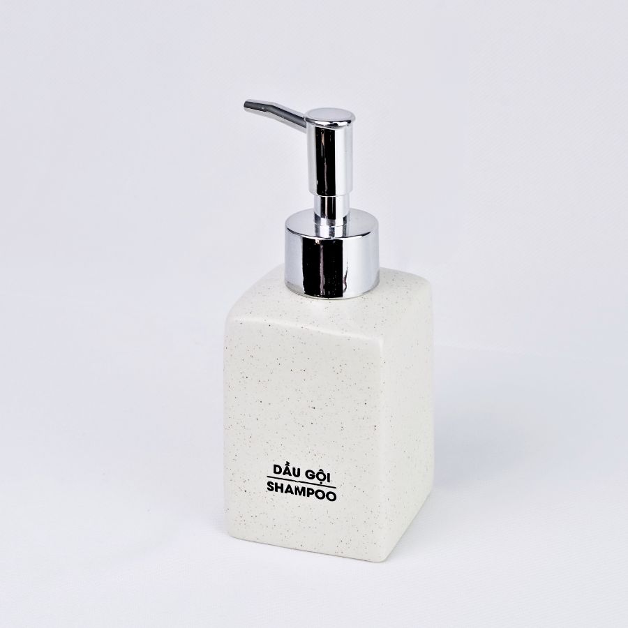 Bình Dầu Gội Dáng Vuông 240ml – Dành Cho Khách Sạn