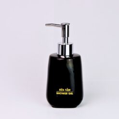 Bình Sữa Tắm Dáng Chuông 330ml – Dành Cho Khách Sạn (Men Đen)