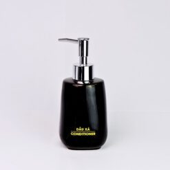 Bình Dầu Xả Dáng Chuông 330ml – Dành Cho Khách Sạn (Men Đen)