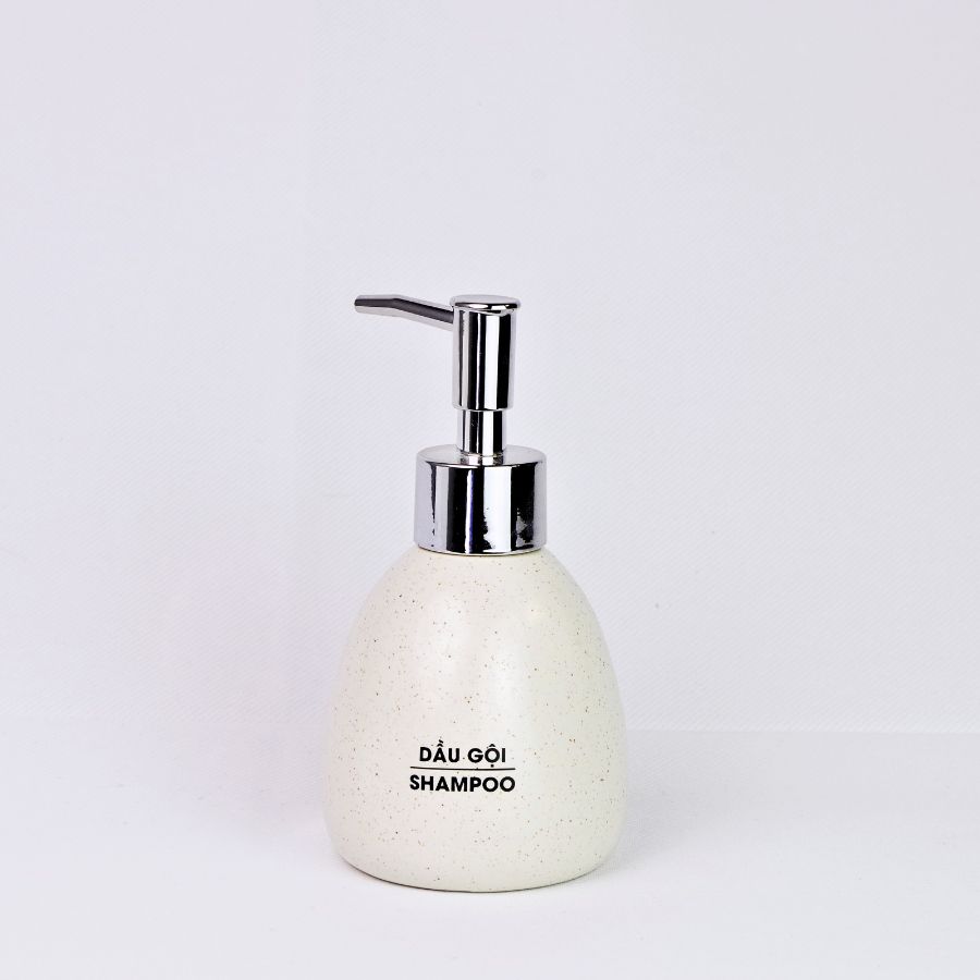 Bình Dầu Gội Dáng Trứng 240ml – Dành Cho Khách Sạn