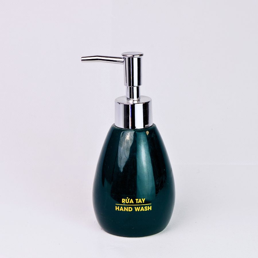 Bình Rửa Tay Dáng xoài 200ml – Dành Cho Khách Sạn (Xanh Lục)