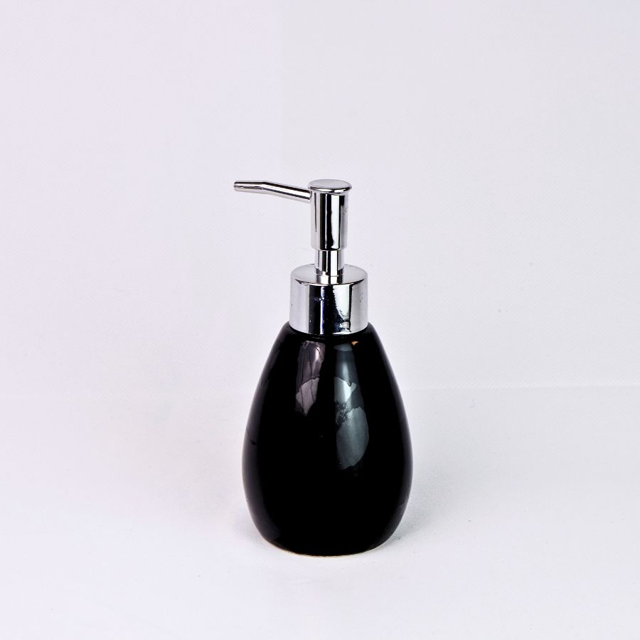 Bình Trơn Dáng xoài 200ml – Dành Cho Khách Sạn (Men đen)