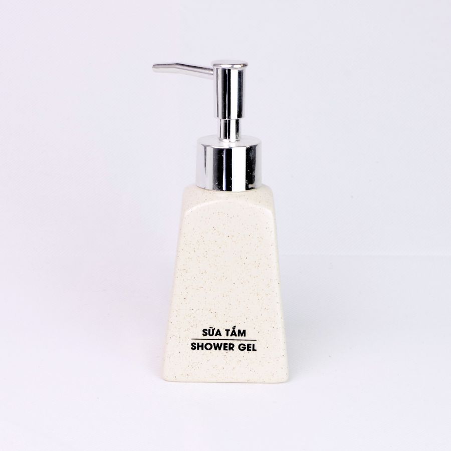 Bình Sữa Tắm Dáng Thang 200ml – Dành Cho Khách Sạn (Men Cát)