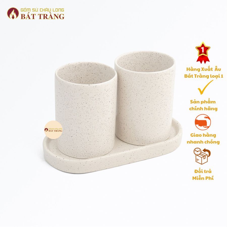 Combo 2 Cốc Đựng Bàn Chải + Cốc Đánh Răng Dùng Cho Khách Sạn, Khu Nghỉ Dưỡng, Giá Xỉ Tại Xưởng - Ảnh 7