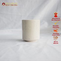 Cốc ly tách uống trà, cà phê gốm sứ Bát Tràng không quai dáng Cốc Nhật